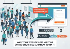 Why Your Website Gets Visitors But No Enquiries